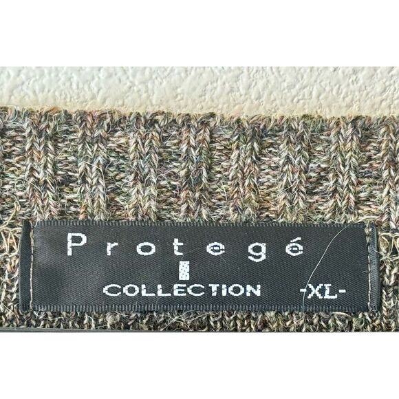 Vintage Protege Collection Alpaca Wool Blend Men's Sweater Made in USA XL - Picture 4 of 9